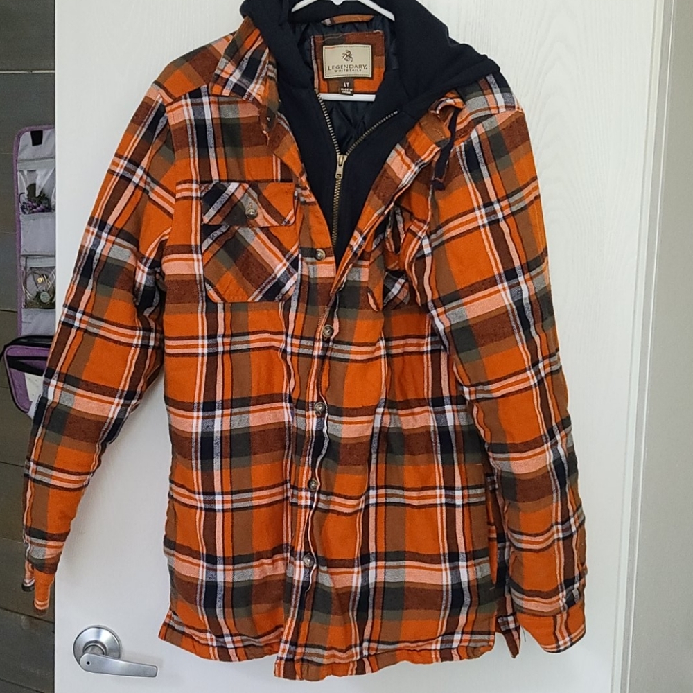 Men's flannel sweatahirt